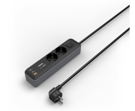 Hama Listwa zasilająca 2GN schuko, 1,4M, 2xUSB C/A, PD 65W - 1416380 - zdjęcie 3